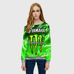 Свитшот женский YAMAHA X MONSTER SPORT, цвет: 3D-меланж — фото 2