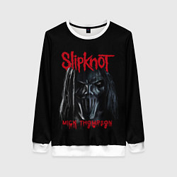 Свитшот женский MICK THOMPSON SLIPKNOT СЛИПКНОТ Z, цвет: 3D-белый