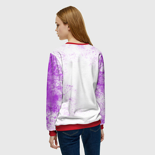 Женский свитшот Freddie Mercury Queen Z / 3D-Красный – фото 4