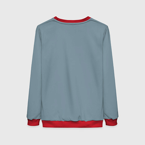 Женский свитшот Коровы вперед / 3D-Красный – фото 2