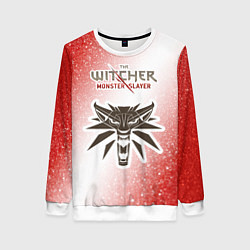 Свитшот женский The Witcher Monster Slayer - Noise, цвет: 3D-белый
