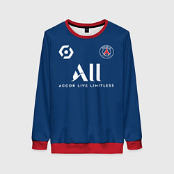 Свитшот женский Месси форма ПСЖ 20212022, цвет: 3D-красный