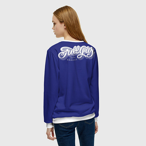 Женский свитшот Gas Garage / 3D-Белый – фото 4