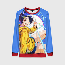 Свитшот женский Приоритет чудо-яйца, цвет: 3D-красный