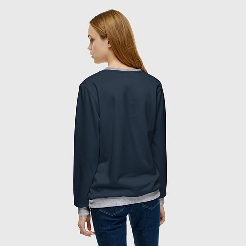 Женский свитшот Vermilion gym / 3D-Меланж – фото 4