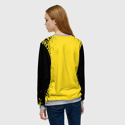 Женский свитшот CYBERPUNK 2077 КИБЕРПАНК 2077 / 3D-Меланж – фото 4