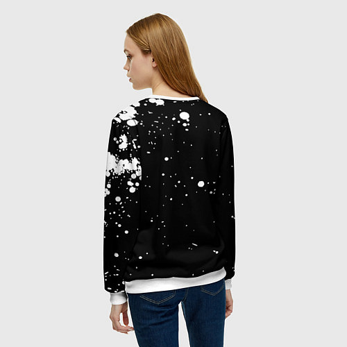 Женский свитшот Кукрыниксы черепа / 3D-Белый – фото 4