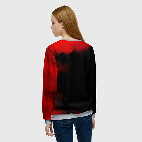 Женский свитшот Группа Кукрыниксы / 3D-Меланж – фото 4