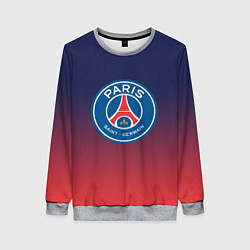 Свитшот женский PSG ПСЖ PARIS SAINT GERMAIN, цвет: 3D-меланж
