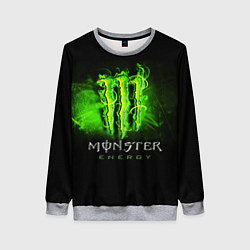 Свитшот женский MONSTER ENERGY NEON НЕОН, цвет: 3D-меланж