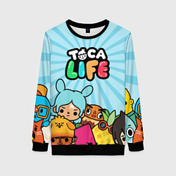Свитшот женский Toca Life World, цвет: 3D-черный