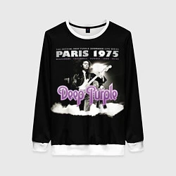 Свитшот женский Deep Purple - Paris 1975, цвет: 3D-белый