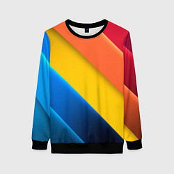 Свитшот женский Полутона и оттенки, цвет: 3D-черный