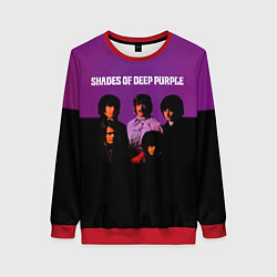 Свитшот женский Shades of Deep Purple, цвет: 3D-красный