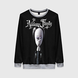 Свитшот женский Семейка Аддамс Addams Family, цвет: 3D-меланж