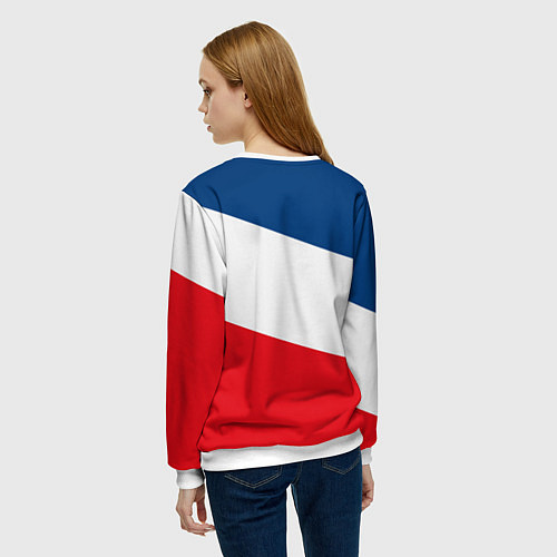 Женский свитшот Paris Saint-Germain FC / 3D-Белый – фото 4