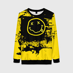 Женский свитшот Нирвана Гранж Nirvana Smile