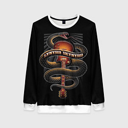 Свитшот женский LYNYRD SKYNYRD SNAKE, цвет: 3D-белый