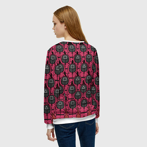 Женский свитшот ВЕДУЩИЙ С ОХРАННОЙ GUARDS / 3D-Белый – фото 4