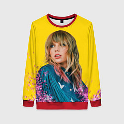 Свитшот женский Красотка Тейлор, цвет: 3D-красный
