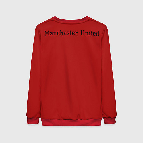 Женский свитшот Manchester United F C / 3D-Красный – фото 2
