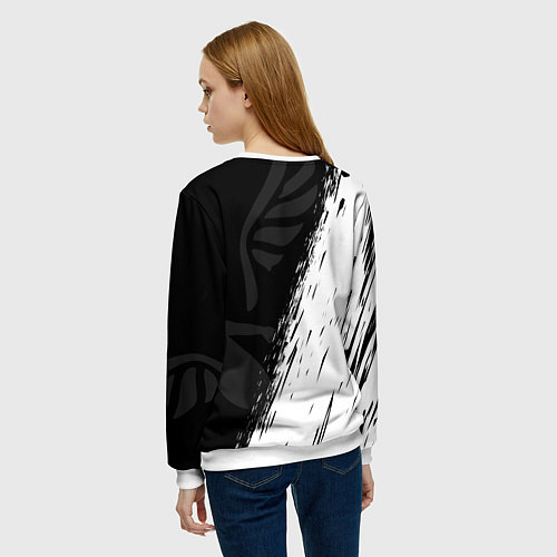 Женский свитшот ТОКИЙСКИЕ МСТИТЕЛИ WALHALLA КЛАН / 3D-Белый – фото 4