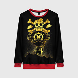 Свитшот женский ONE PIECE ВАН ПИС GOLDEN, цвет: 3D-красный