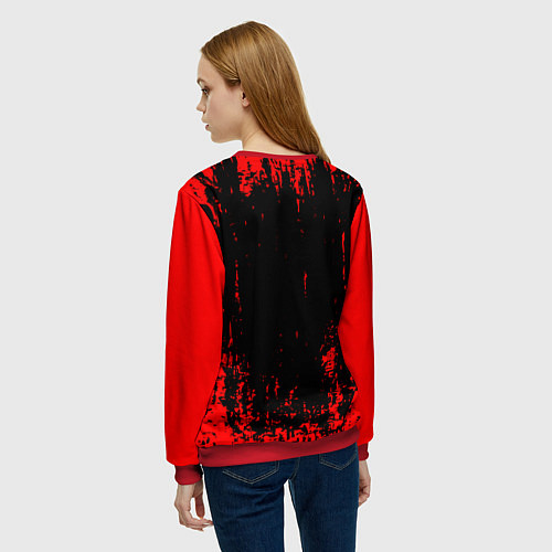 Женский свитшот Logo Berserk / 3D-Красный – фото 4