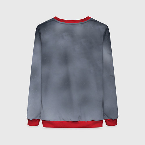 Женский свитшот МЕТРО ИСХОД АРТЁМ ,ЯДЕРНАЯ ЗИМА METRO EXODUS / 3D-Красный – фото 2