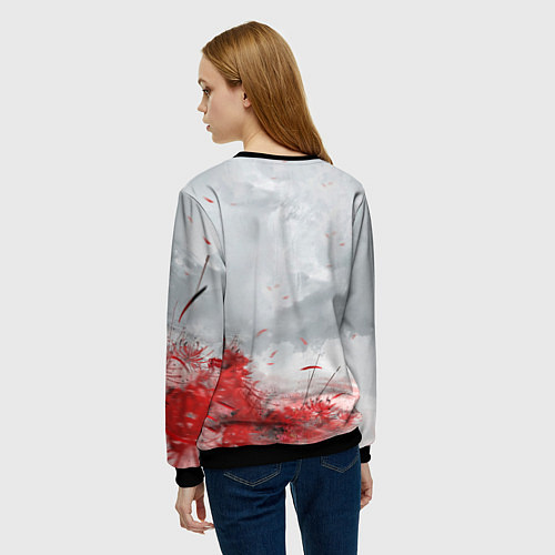 Женский свитшот Naraka BP / 3D-Черный – фото 4