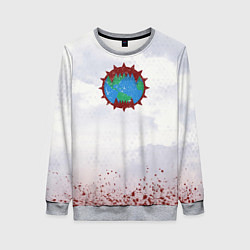 Свитшот женский Пожиратели миров до Ереси цвет легиона, цвет: 3D-меланж