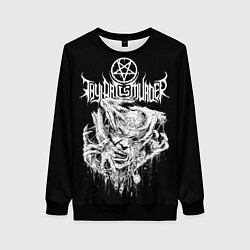 Свитшот женский Thy Art Is Murder - Hate, цвет: 3D-черный