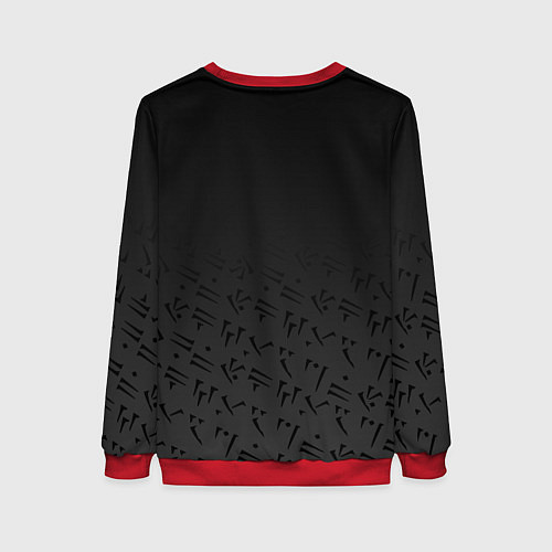 Женский свитшот TES SKYRIM QUEST MARK ЗНАЧОК ЗАДАНИЯ / 3D-Красный – фото 2