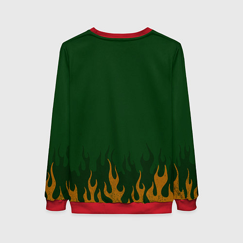 Женский свитшот Саламандры цвет легиона / 3D-Красный – фото 2