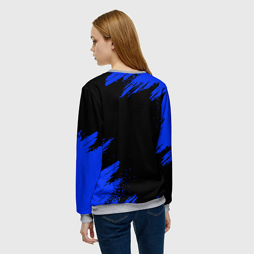 Женский свитшот ХАГГИ ВАГГИ / 3D-Меланж – фото 4