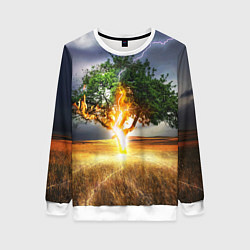 Женский свитшот Удар молнией