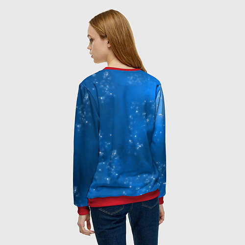 Женский свитшот ЦИЦИ QI QI КРИО / 3D-Красный – фото 4