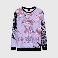 Свитшот женский Klee Genshin Impact, цвет: 3D-черный