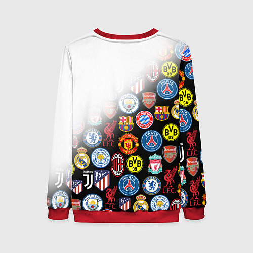 Женский свитшот FC BARCELONA LOGOBOMBING / 3D-Красный – фото 2