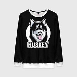 Женский свитшот Собака Хаски Husky