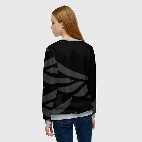 Женский свитшот WALHALLA TEAM LOGO ТОКИЙСКИЕ МСТИТЕЛИ / 3D-Меланж – фото 4