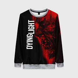 Женский свитшот DYING LIGHT RED ZOMBIE FACE