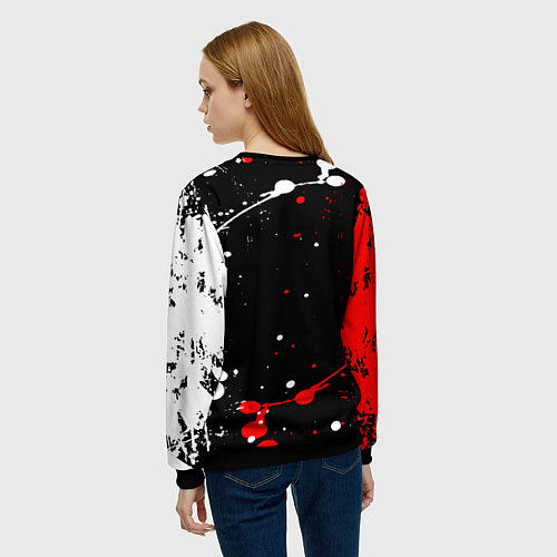 Женский свитшот OVERLORD оверлорд / 3D-Черный – фото 4