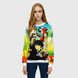 Свитшот женский Cowboy Bebop All, цвет: 3D-белый — фото 2