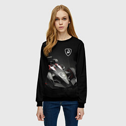Свитшот женский Lamborghini F1, цвет: 3D-черный — фото 2