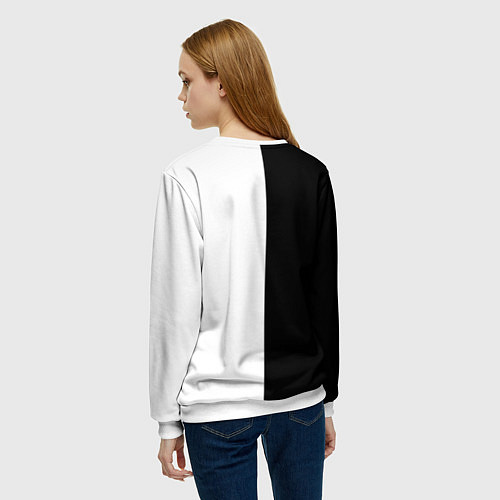 Женский свитшот WOLF Волк / 3D-Белый – фото 4