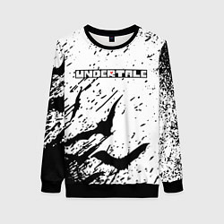 Свитшот женский UNDERTALE Летучие мыши, цвет: 3D-черный