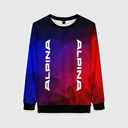 Женский свитшот Alpina RED BLUE