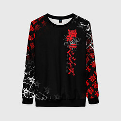 Свитшот женский TOKYO REVENGERS RED STYLE TEAM, цвет: 3D-черный