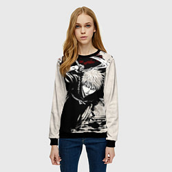 Свитшот женский Ичиго Куросаки Bleach, цвет: 3D-черный — фото 2